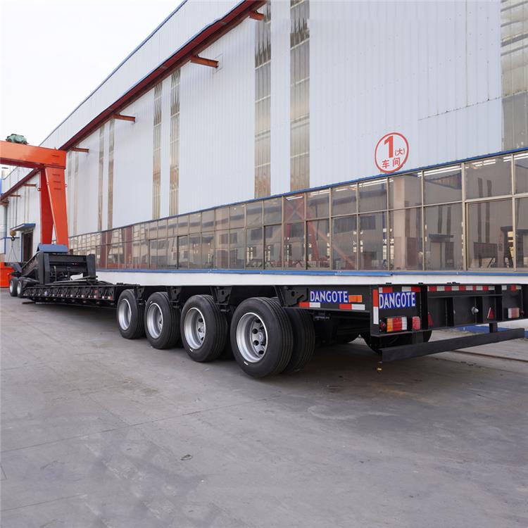 60 Ton Excavator Lowboy Semi Trailer