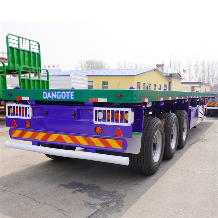 Dangote 40 ft Flat Bed Truck Trailer