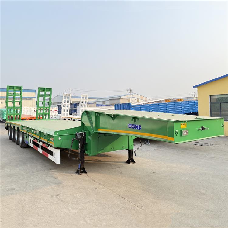 Dangote 4 Axle 100 Ton Low Bed Trailer